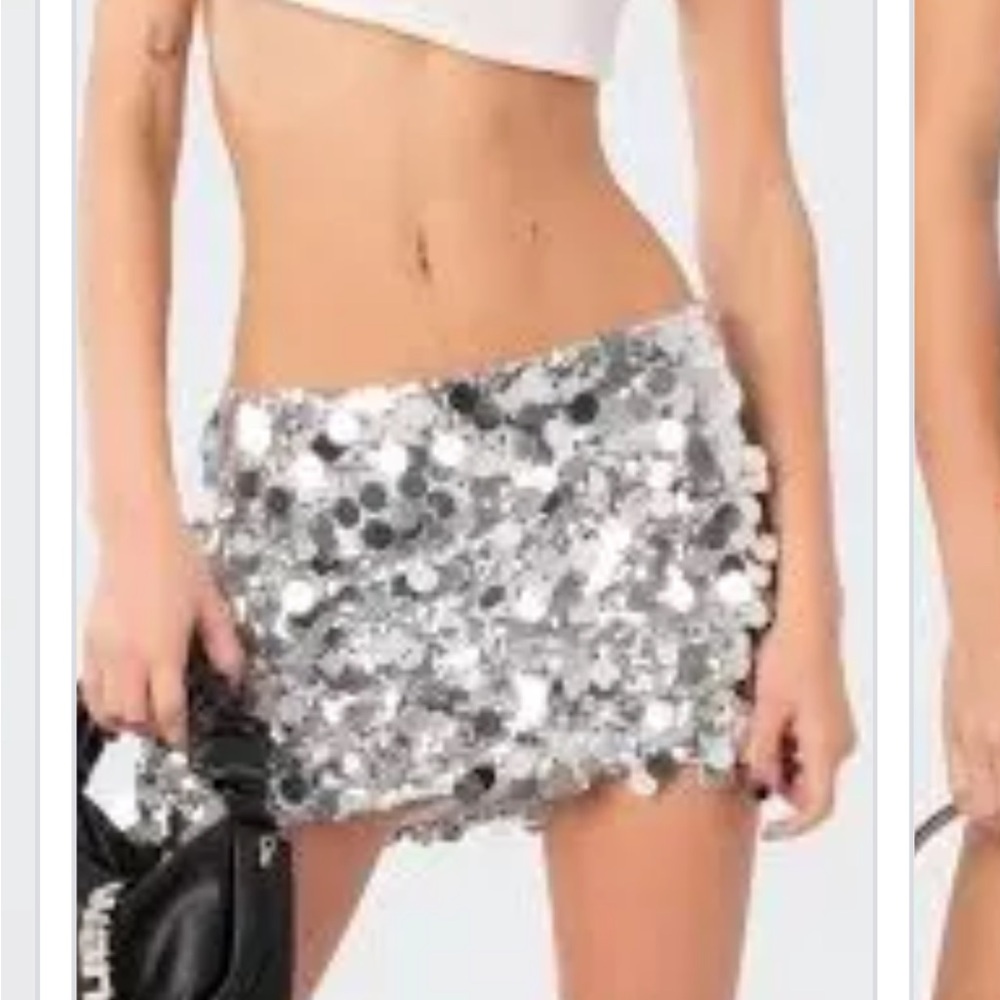 Edikted sequin skirt
